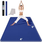 CAMBIVO Tapis de Sport Grand 183x122cm, 6mm/8mm/10mm/12mm Tapis Yoga TPE Antidérapant, Yoga Mat Tapis de Gym XXL Epais pour Gymnastique, Sport Maison, Fitness, Pilates