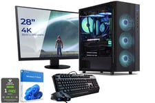 Sedatech Pack PC Gamer Watercooling • AMD Ryzen 9 5900X • RTX4080 • 32Go RAM • 1To SSD M.2 • 3To HDD • Windows 11 • Moniteur 28