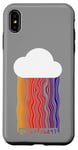 iPhone XS Max Cloud with Rainbow Rain Code Wave Case