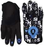 661 Comp Repeater Gants Mixte Adulte, Noir/Bleu Cyan, XXL