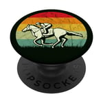 Horseback Riding Vintage Horse Racing PopSockets Swappable PopGrip