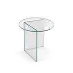 Friends & Founders - Pond Lounge Table Small Clear Glass - Småbord & sidobord - Ida Linea Hildebrand - Transparent - Glas