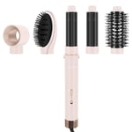 5 EN 1 Styler MaxAIR, PARWIN PRO BEAUTY Set de Brosse Soufflante, Sèche-Cheveux, Boucleur a Cheveux, Brosse Brushing Chauffante, Soin Ionique, Moteur à Haute Vitesse (Rose)