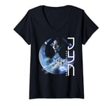 Star Wars Rogue One Jyn Rebel Logo T-Shirt avec Col en V