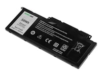 Green Cell - Batteri Til Bærbar Pc (Tilsvarer: Dell F7hvr) - Litiumpolymer - 4-Cellers - 58 Wh - Svart - For Dell Inspiron 17 7746, 7537, 7737  Vostro 5459