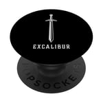 Excalibur The Legendary Sword in the Stone of King Arthur PopSockets Adhesive PopGrip