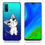 Huawei Deco P Smart 2020 kuoret - Kissa Valkoinen