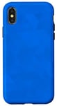 Coque pour iPhone X/XS Bleu abstrait