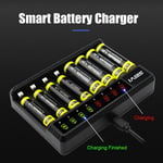 Slot Intelligent Battery Charger Adapter For AA/AAA NiMH Rechargeable Batteries