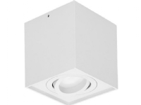 Orno CAROLIN DLS GU10 tak-downlight max 35W, IP20, fyrkantig, vit, AD-OD-6145WGU10