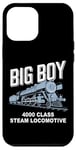 Coque pour iPhone 12 Pro Max Big Boy 4000 Locomotive à vapeur Locomotive Train Lover Lover