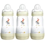 MAM Easy Start Anti-Colic 260ml Baby Bottle 3 Pack - Unisex