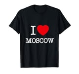 I Love Moscow Russia Novelty Graphic Tees & Cool Designs T-Shirt