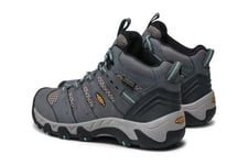 Naisten saappaat Keen KOVEN MID WP WOMEN, Steel Grey/Wasabi