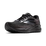 BROOKS Men's Ghost 16 GTX Road Running Shoe, Black/Black/Ebony, 10.5 UK