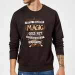 Harry Potter Whip Your Wands Out Sweatshirt - Black - L - Black