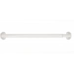 Madeinnature - Barre penderie Extensible diamètre 22-25mm, pour Dressing, Placard, visserie Incluse, Montage Facile, Fixation Murale ou Plafond - 75