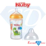 Nuby Baby Feeding Bottle 180ml/270ml Slow Flow Suitable Age 0m+ BPA Free