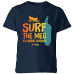 Rare Surf The Meg Kids' T-Shirt - Navy - 3-4 Years