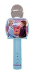 Lexibook- Microphone Bluetooth La Reine des Neiges 2 Elsa Anna Olaf avec Fonc...