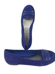 SPERRY Top-Sider Brooks Blue Suede Women's Slip On Loafer Shoes UK Size 5