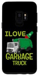 Coque pour Galaxy S9 Love Camion poubelle de recyclage pour enfants et adultes