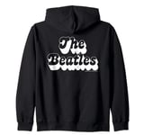 The Beatles - White Logo Zip Hoodie