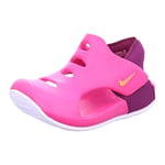 NIKE Boy's Nike Sunray Protect 3 Trainers, Pink Prime Kumquat Sangria White, 9.5 UK Child