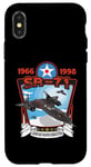 Coque pour iPhone X/XS Avion de reconnaissance américain SR71 Blackbird