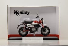 HONDA MONKEY 125 RED AOSHIMA 1/12 NEUVE EN BOITE MONTÉE USINE