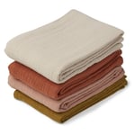 Liewood Leon muslin cloth 4pk - rose multi mix