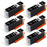 6x PGI580XL Black Ink Cartridge For Canon PIXMA TS9550 TS9551C TS8250 Printer