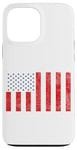 Coque pour iPhone 13 Pro Max Drapeau civil des États-Unis