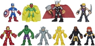 Marvel Playskool Heroes Super Hero Adventures Ultimate Set, 10 Collectible... 