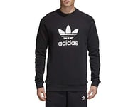 Adidas Men's Trefoil Warm-Up Crew Sweatshirt - Black, 2X-Large