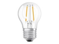 Osram Led Superstar - Led-Glödlampa Med Filament - Form: P25 - Klar Finish - E27 - 2.8 W (Motsvarande 25 W) - Klass F - Varmt Vitt Ljus - 2700 K