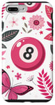 iPhone 7 Plus/8 Plus Retro Pink Lucky Disco 8 Ball For Women Case