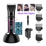 ZHAOW Hair Clippers, Multifunction Professional Hair Clippers Charging Mode Shaver Electric Razor Hair Clipper Detachable Blades Washable Family Electric Hair Cutting Machine Kit Hair Clippers