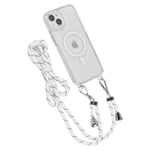 Coque en TPU Magsafe pour Apple iPhone 15 Plus - Blanc