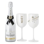 2st Plast Vin Party Vit Champagne Moet Glas