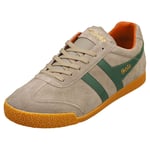 Gola Harrier Mens Rhino Green Classic Trainers - 8 UK