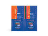 Set Fanola: No Orange, Extra Blue Pigment, Hair Treatment Cream Mask, For Nourishing, 15 Ml + No Orange, Extra Blue Pigment, Hair Shampoo, For Nourishing, 15 Ml