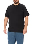 Urban Classics Men's Organic Cotton Basic Pocket Tee T-Shirt, Black, S