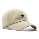 RITIOA casquette baseball automne et hiver marée homme chapeaux femme etoile cinq branches marée femme ete extérieur protection solaire beige