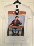 Anchorman Tshirt Mens Size Small 32” Chest. Ron Burgundy. Will Ferrell BNWT!