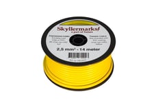 Skyllermarks Förtennad PVC-kabel RK, gul, 2,5 mm², 14 m