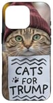 Coque pour iPhone 16 Pro Cats For Trump