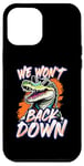 Coque pour iPhone 12 Pro Max We Won't Back Down Vintage Swamp Gator