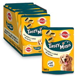 Pedigree Snacks Savoureux Mini pour éduquer Votre arôme de Chien Fromage et Ox (Paquet de 6 x 140g)