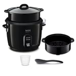 TEFAL Cuiseur à riz, Cuve 5 L antiadhésive, Capacité 1,5 kg de riz, Maintien au chaud, Panier vapeur, Classic 2 RK103811